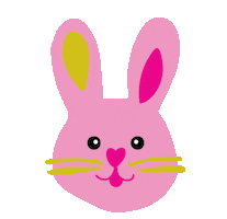 Easter Bunny Love Sticker by Jam Creatives