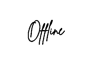 Calligraphy Brb Sticker by kimberlyhouweling.nl