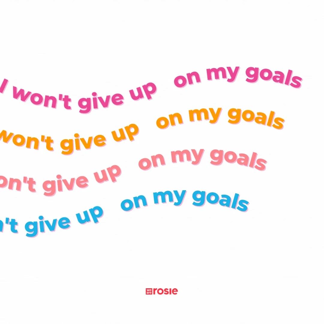 You Got This Goals GIF by We Are Rosie
