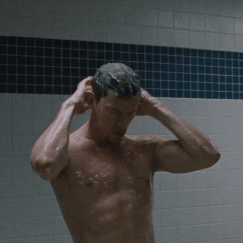 Channing Tatum Shower GIF by Roofman Movie