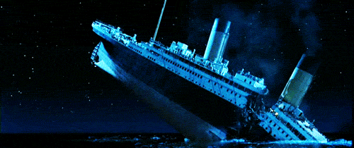 Resultado de imagen para gif titanic