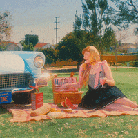 Lunch Picnic GIF by Allison Ponthier