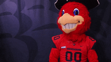 High Five Big Red GIF by Shippensburg University
