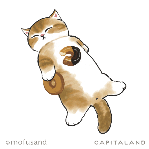 Chinese New Year Cat Sticker by CapitaLand Malls SG