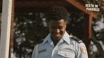 Dip Reaction GIF by Death In Paradise