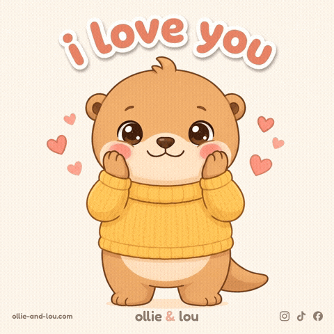 I Love You Couple GIF by Ollie & Lou