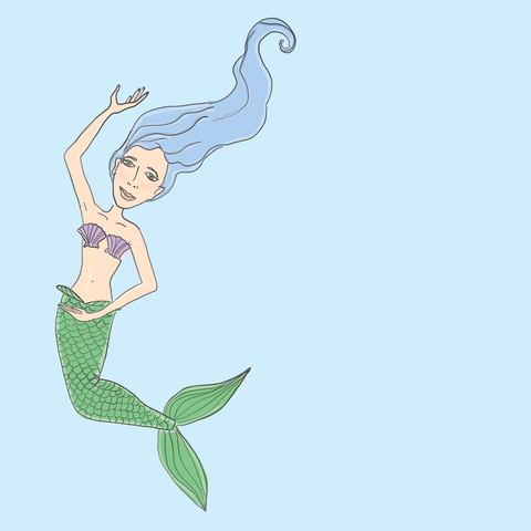 swim mermaid GIF