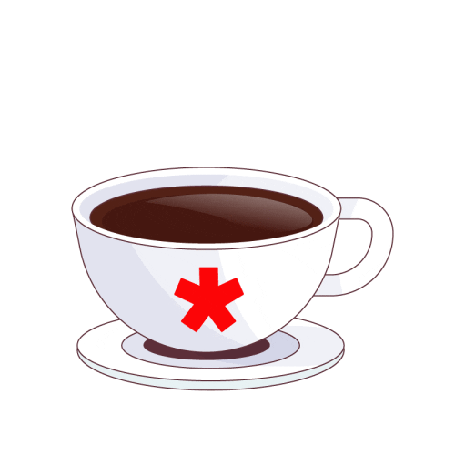 Coffee Cup Sticker by kraneoscpf