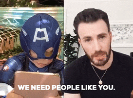 Captain America Marvel GIF by Storyful