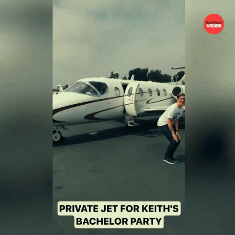 Private Jet Party GIF by BuzzFeed