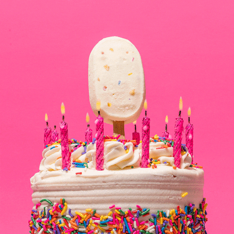 Birthday Cake Party GIF by Yasso Frozen Greek Yogurt