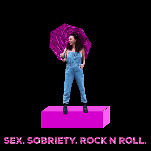 Rock N Roll Sobriety GIF by The Sober Curator