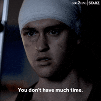 Times Up Tick Tock GIF by STARZ