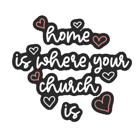 Home Church Sticker by Lucie Gerstmann