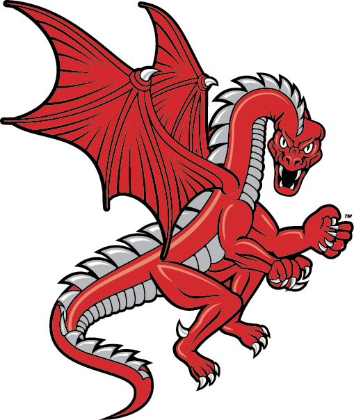 Red Dragon Fire Sticker by SUNY Oneonta