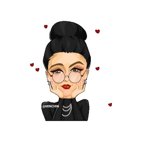 Blushing In Love Sticker