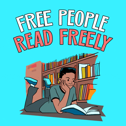 I Love Reading Banned Books GIF by INTO ACTION