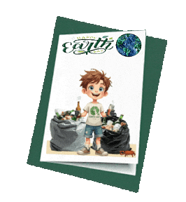 Earth Day Teenagers Sticker