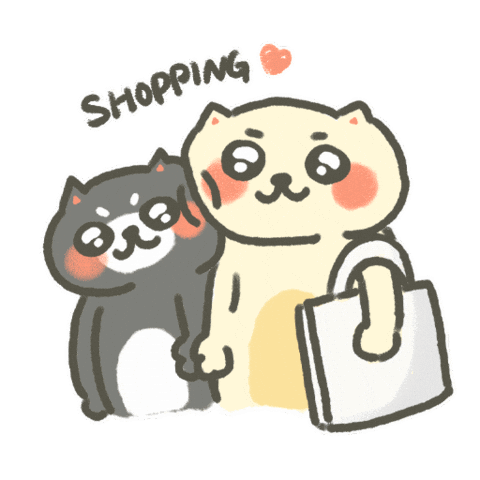 買い物 Happy Time Sticker