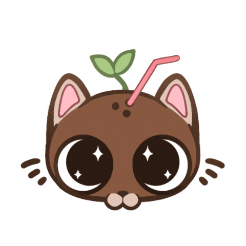 Cat Sticker Sticker by RoxyOpalGM