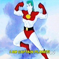 captain planet GIF