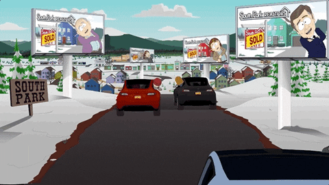 Driving Electric Vehicle GIF by South Park
