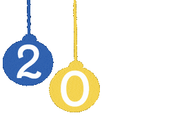 Happy New Year Christmas Sticker