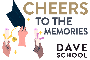 Graduation Class2023 Sticker by The DAVE School