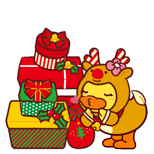 Happy New Year Fun Sticker by B.Duck