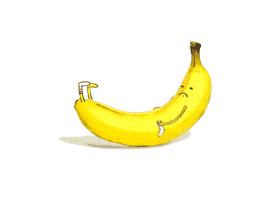the struggle banana GIF