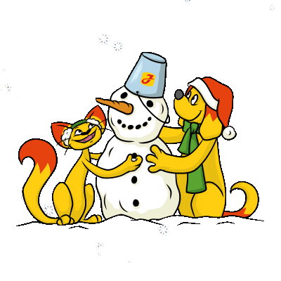Christmas Tree Dog Sticker by Josera Ukraine