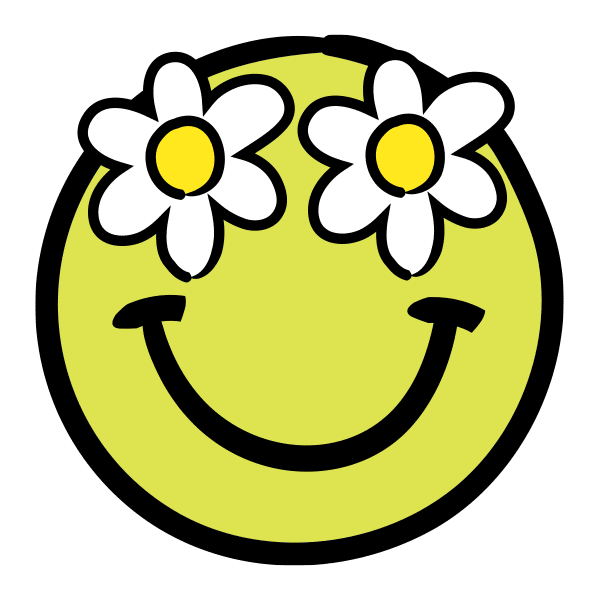 Smiley Face Flowers Sticker by Schoolgirl Style Classroom Decor