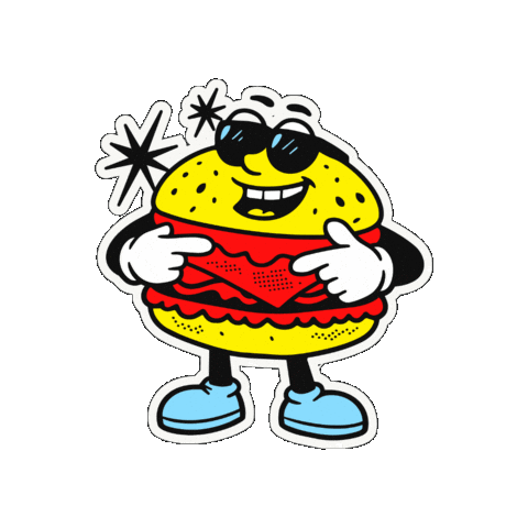 Comida Burger Sticker by Promotty