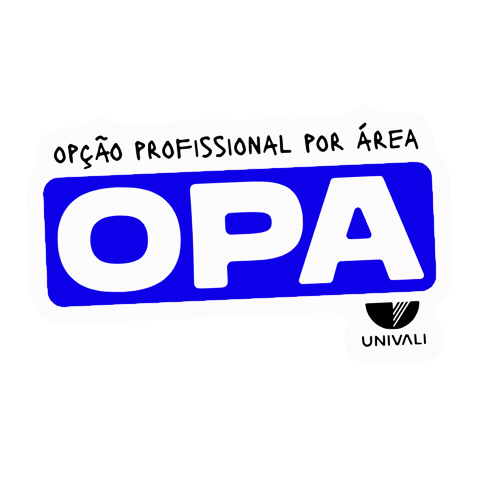 Opaunivali Sticker by Universidade do Vale do Itajaí - Univali