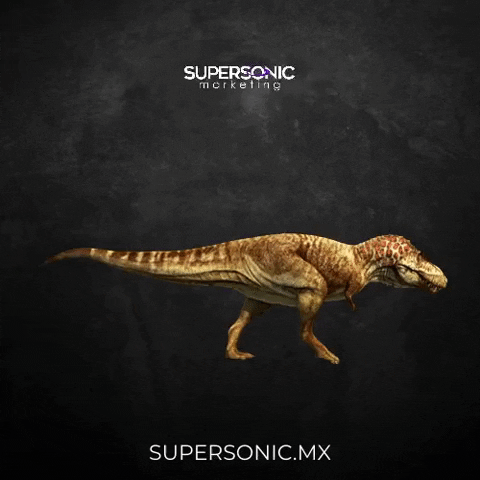 Dinosaur Monterrey GIF by Supersonic Marketing