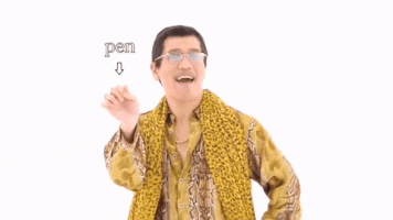 viv pen pineapple apple pen ppap GIF