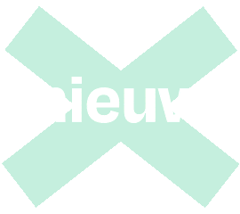Nieuw Kruis Sticker by Studio Arsène