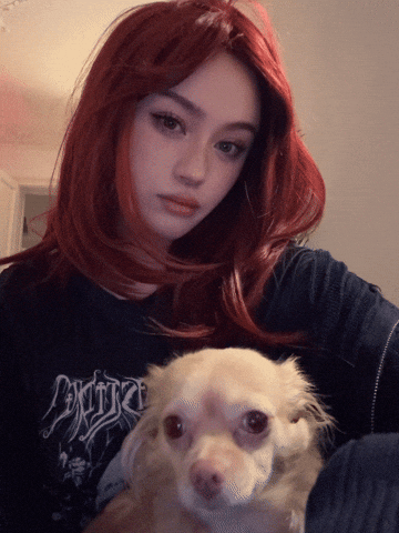 Staring Cute Girl GIF