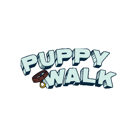 Dogs Dogwalk Sticker by Puppy Songs