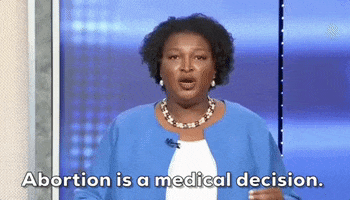 Stacey Abrams Abortion GIF by GIPHY News