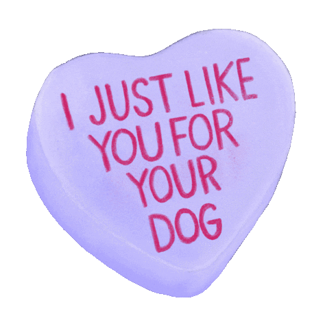 Valentines Day Dogs Sticker