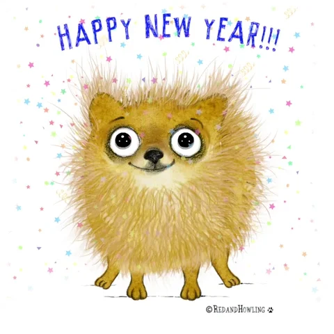 Happy New Year GIF by Red & Howling