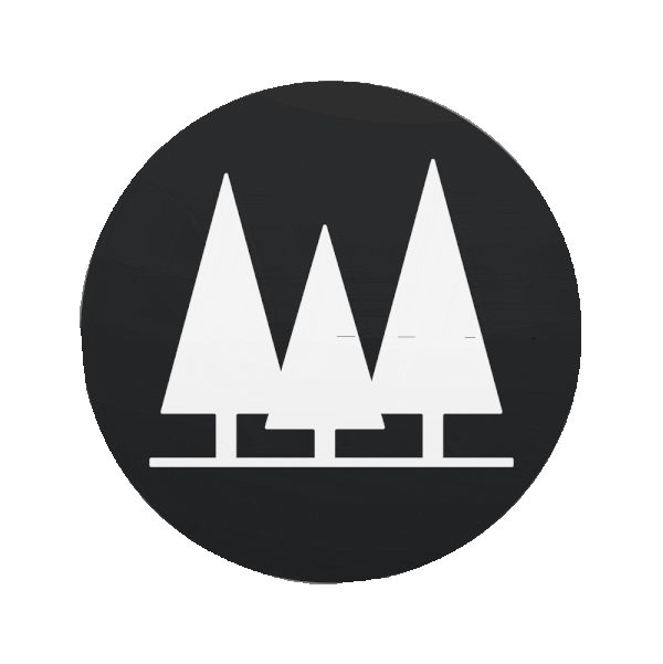 Treeline Chalets Sticker