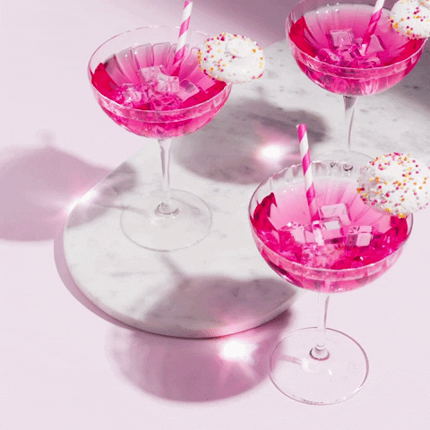 babypinkgin pink cocktail martini pink drink GIF