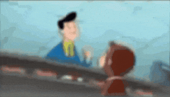 Confused Curious George GIF