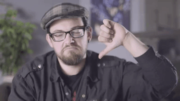 giphybear reaction no nope nein GIF