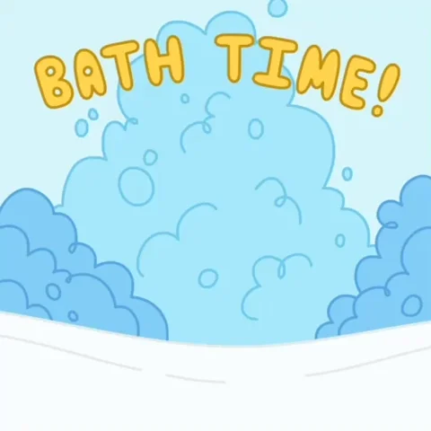 Bath Time GIF