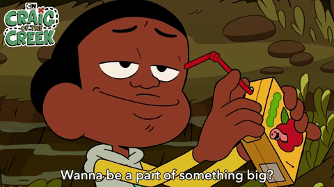 Apart of Something Big | Craig of the Creek - GIPHY Clips