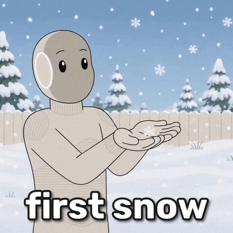 Snow Winter GIF by 1X Technologies