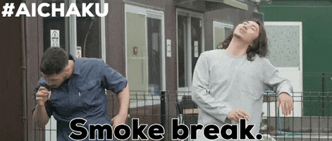 Smoke Break 休憩 GIF by Tokyo Cowboys